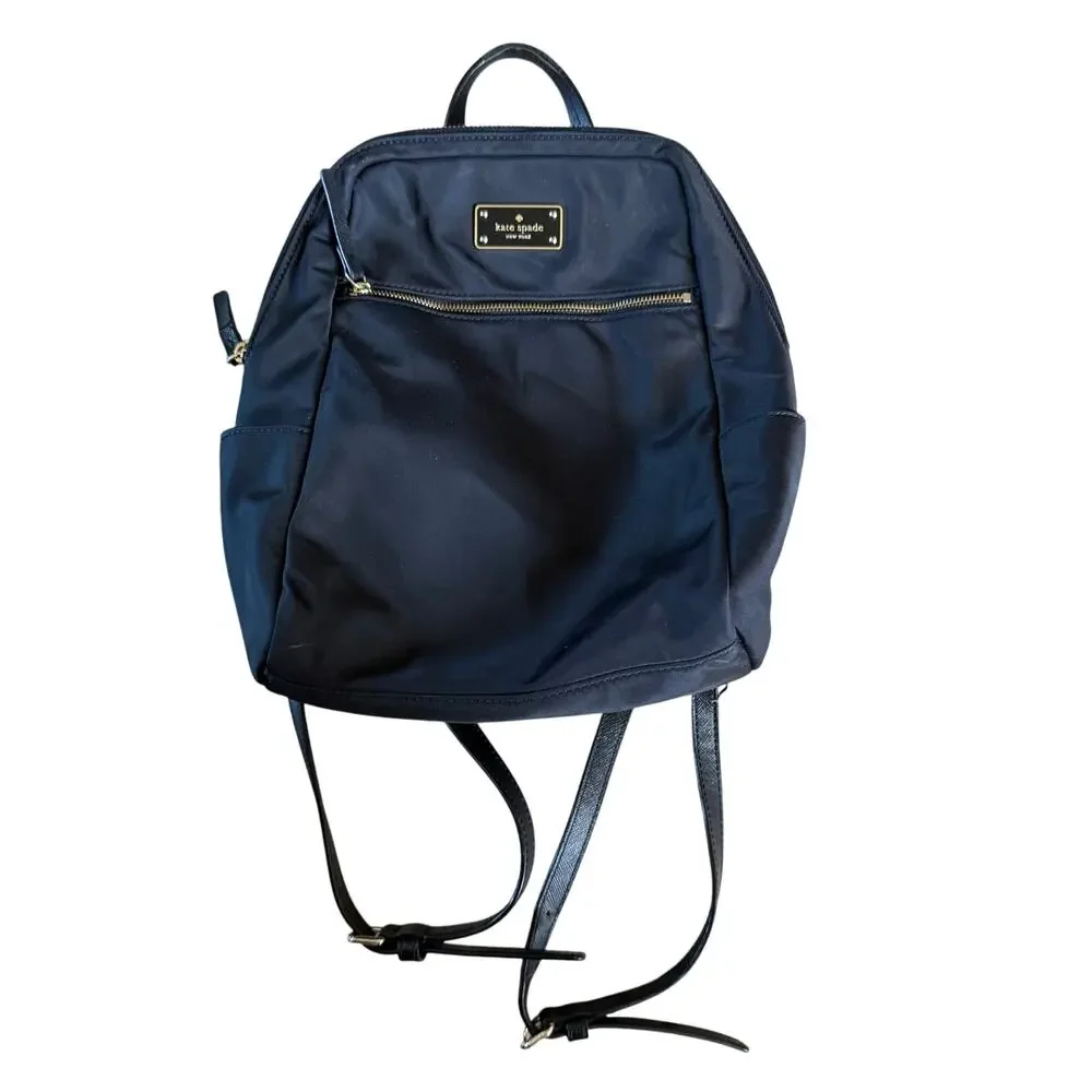 Kate Spade Black Mini‎ Backpack Travel Bag Nylon